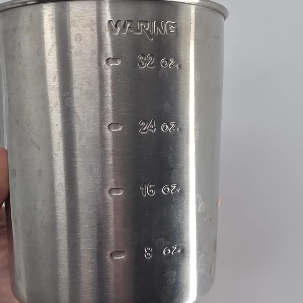 Waring Pro Juice Extractor Replacement Stainless Steel Measuring Cup 32oz JEX328